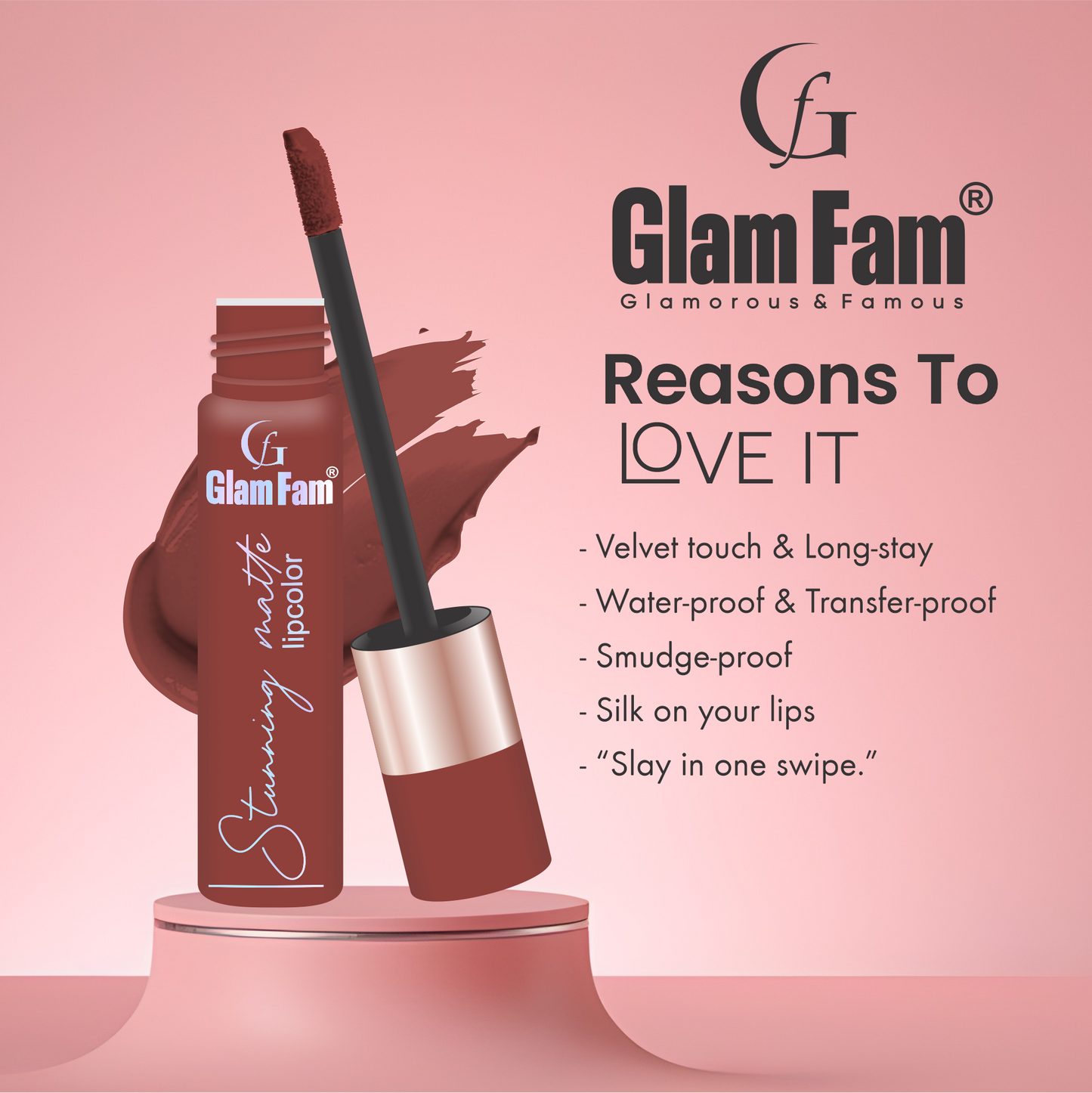 Glam Fam Stunning Matte Lipcolour