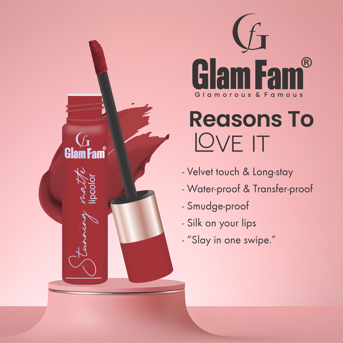 Glam Fam Stunning Matte Lipcolour
