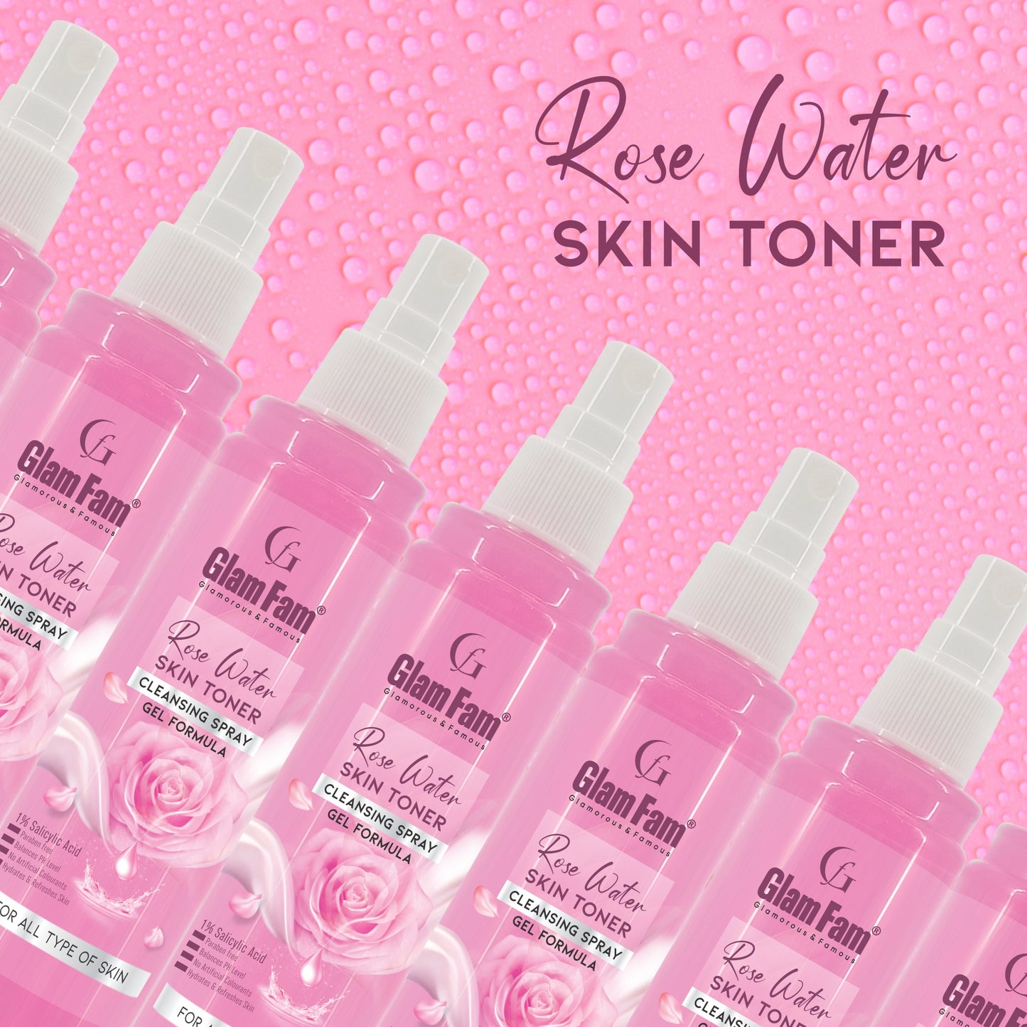 Glam Fam Rose Water Skin Toner