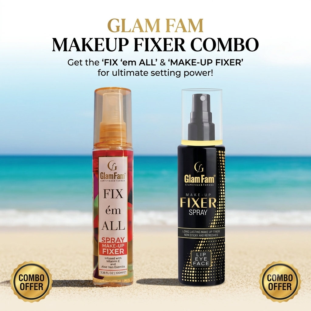 Makeup Fixer & Fix Em Setting Spray Combo (Pack of 2)