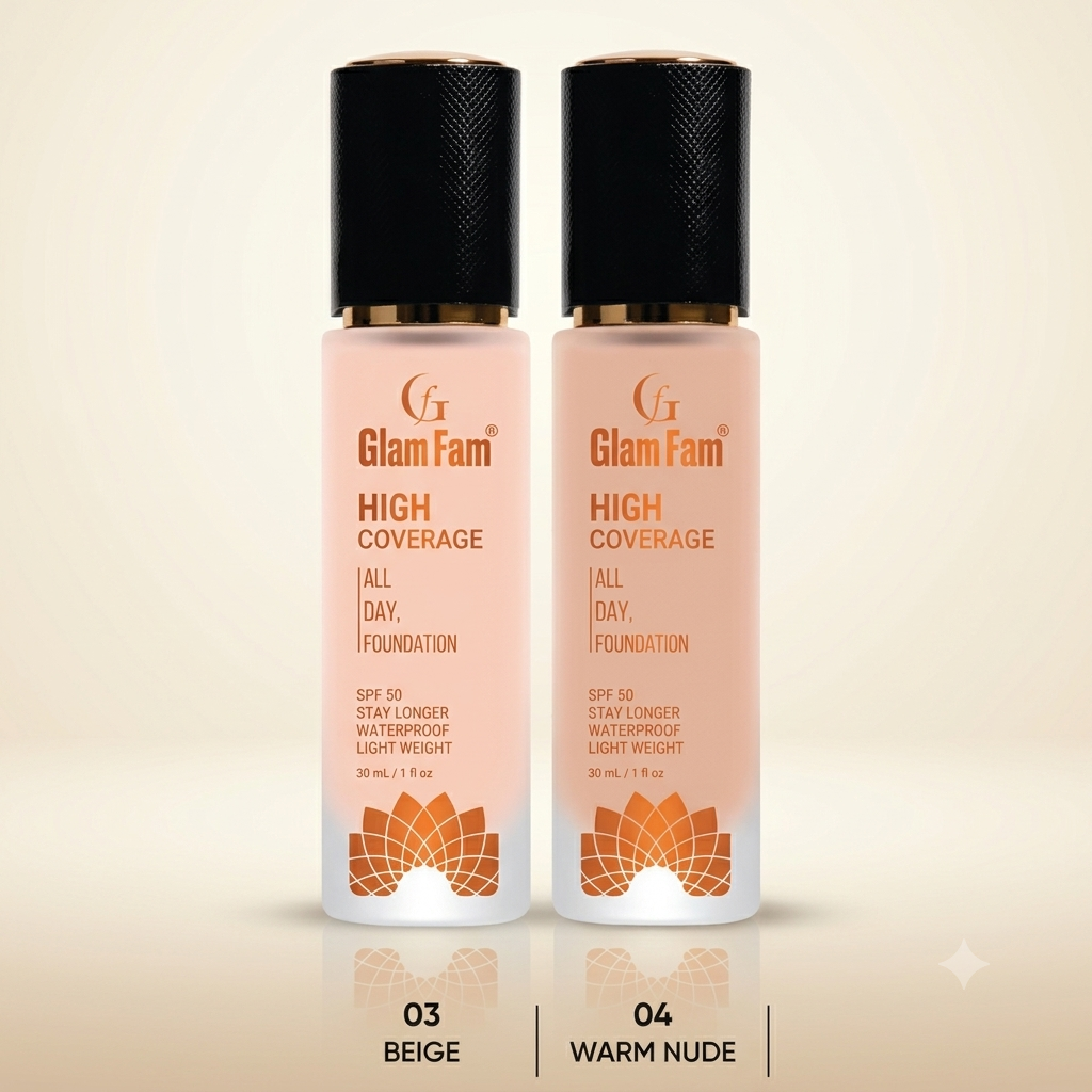 High Coverage Liquid Foundation Combo (Pack of 2)