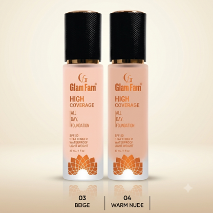 High Coverage Liquid Foundation Combo (Pack of 2)