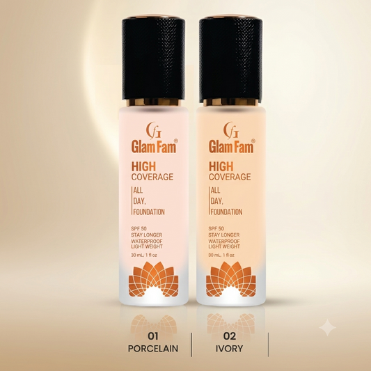 High Coverage Liquid Foundation Combo (Pack of 2)