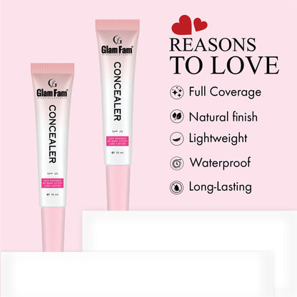 GLAMFAM FACE CONCEALER (Porcelain-01)