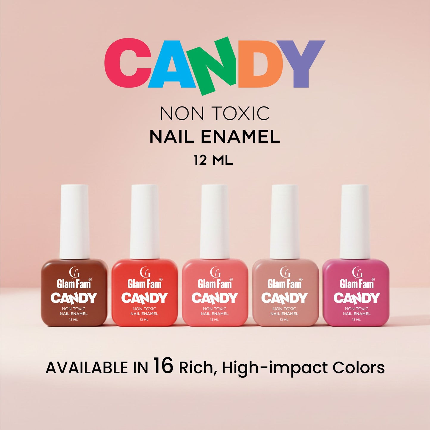 CANDY NAIL POLISH (Flaming Red)