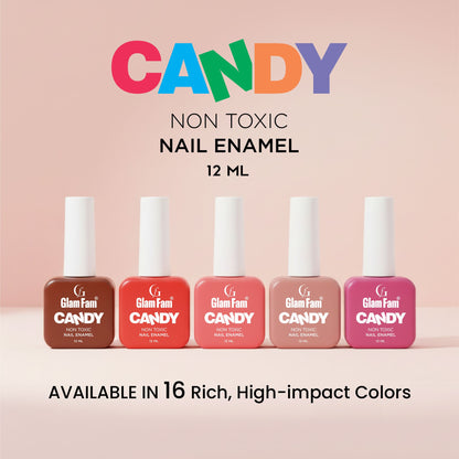 CANDY NAIL POLISH (Flaming Red)