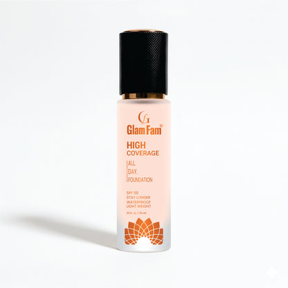 GLAMFAM HIGH COVERAGE FOUNDATION (PORCELAIN-01)