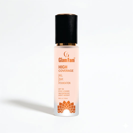 GLAMFAM HIGH COVERAGE FOUNDATION (PORCELAIN-01)