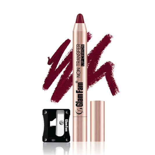 Lip Crayon Lipstick – Gold Edition (Merlot)