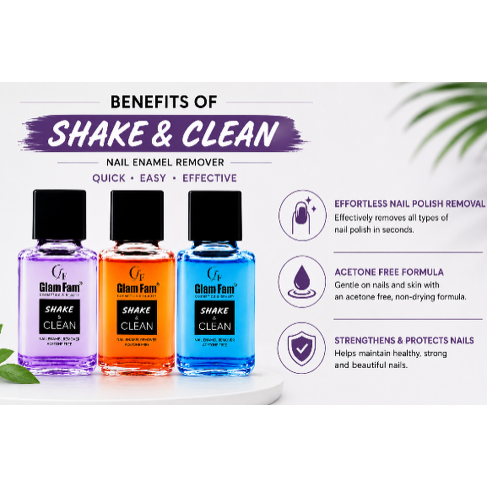 SHAKE & CLEAN NAIL PAINT CLEANER