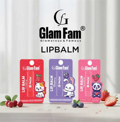 Glam Fam Lip Balm (CRANBERRY)