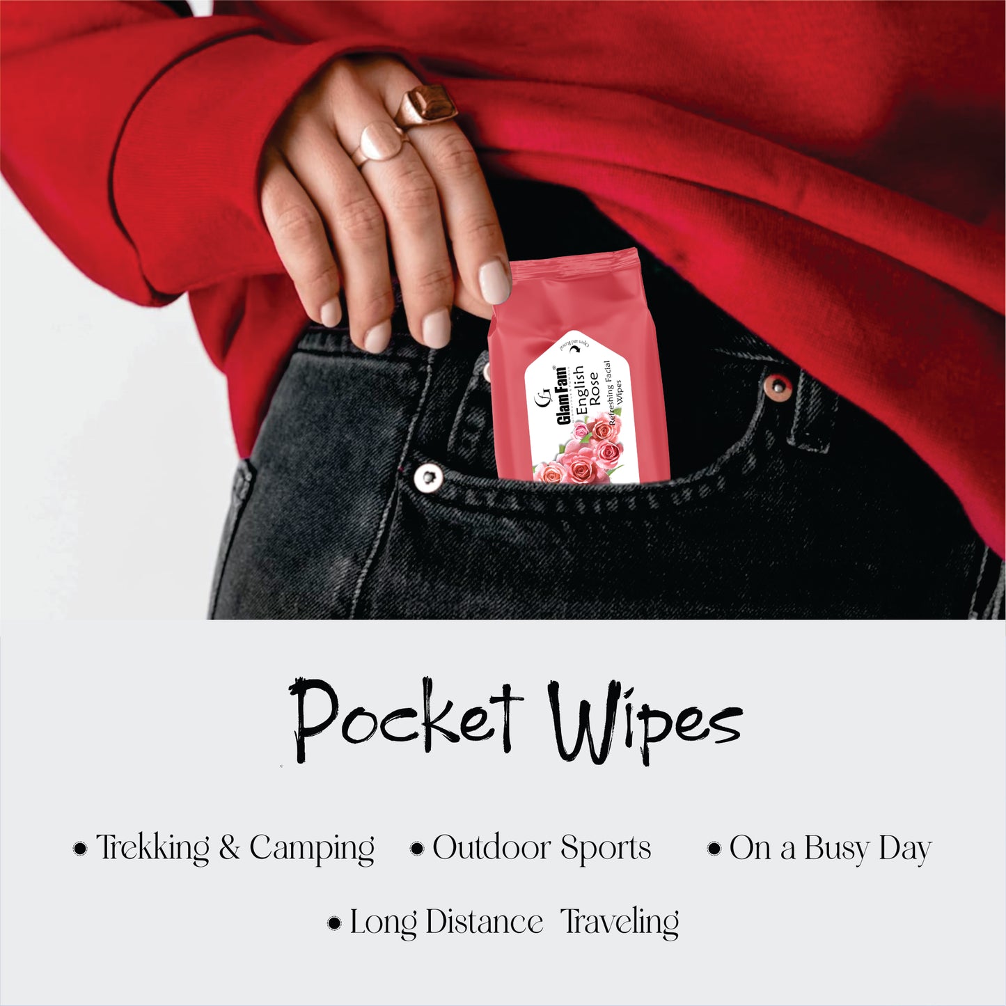 MINI POCKET WIPES (PACK OF 2)