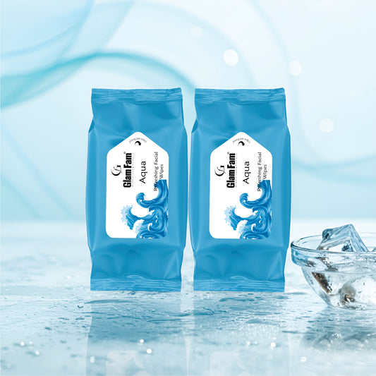 MINI POCKET WIPES AQUA (PACK OF 2)