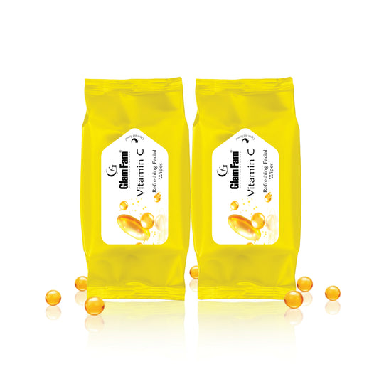 MINI POCKET WIPES VITAMIN C (PACK OF 2)